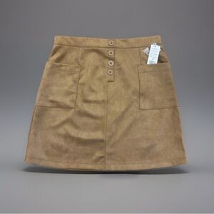 Vintage  Sabrina Lauren Brown Beige Skirt XL casual elegant NWT original elegant